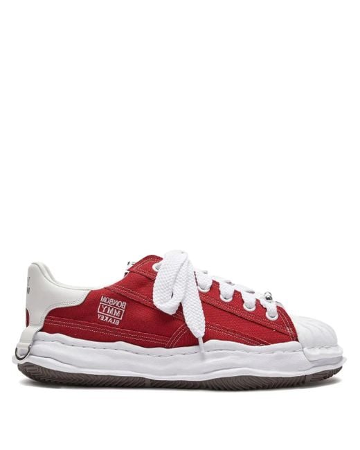 Sneakers Blakey "Bonbom di Maison Mihara Yasuhiro in Red da Uomo