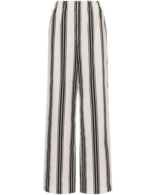 Pantaloni A Gamba Ampia di Philosophy Di Lorenzo Serafini in White