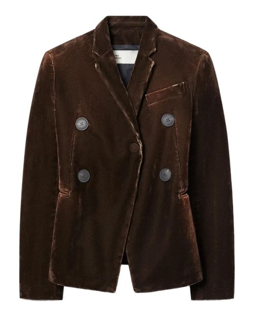 Tory Burch Black Double-Breasted Blazer