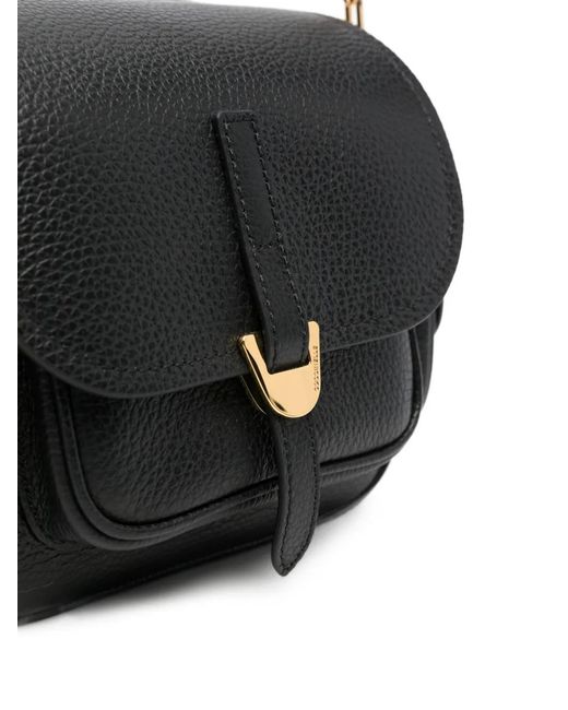Coccinelle White Campus Grained Shoulder Bag