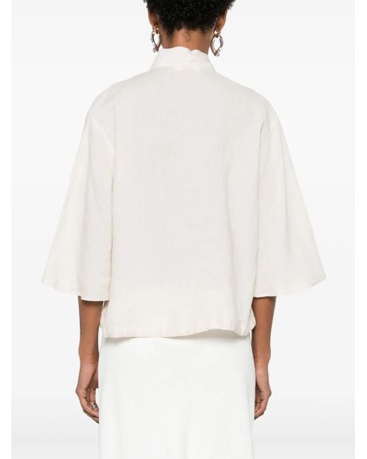 Blusa De Lona Slowear de color White