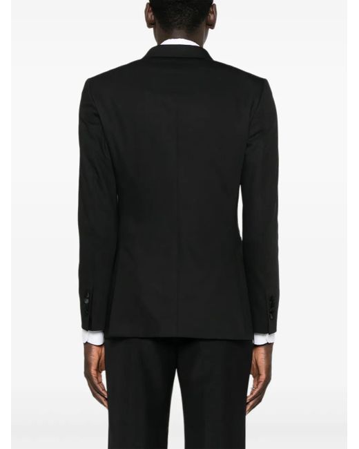 Eraldo Black Double-Breasted Blazer for men
