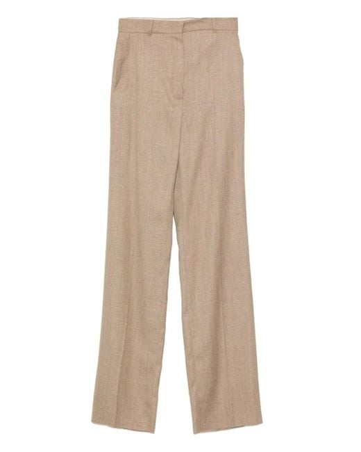 Max Mara Natural Side-Pocket Trousers