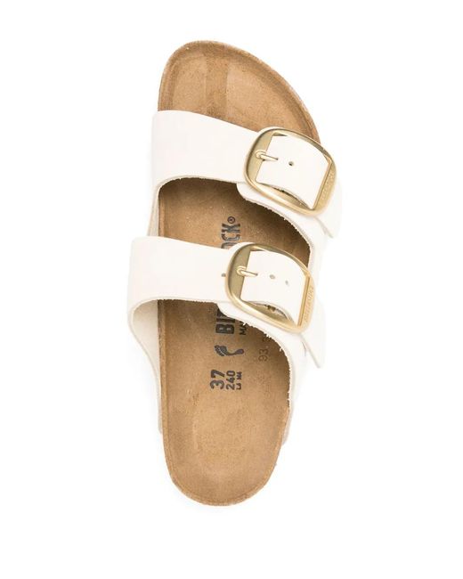 Birkenstock White 'Arizona' Sandals