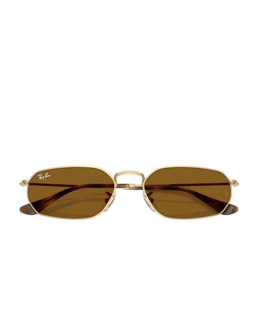 Ray-Ban Natural Oval-Frame Tinted Sunglasses