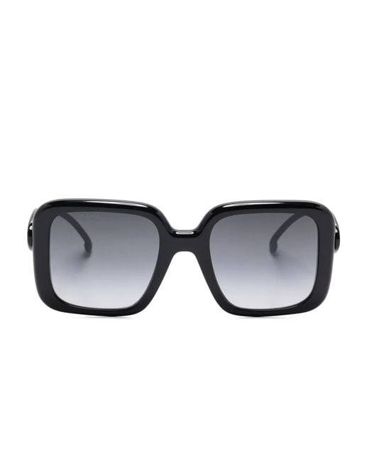 Etro Black Oversize-Frame Sunglasses