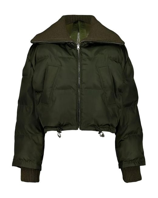 Gucci Green Zipped Bomber Jacket