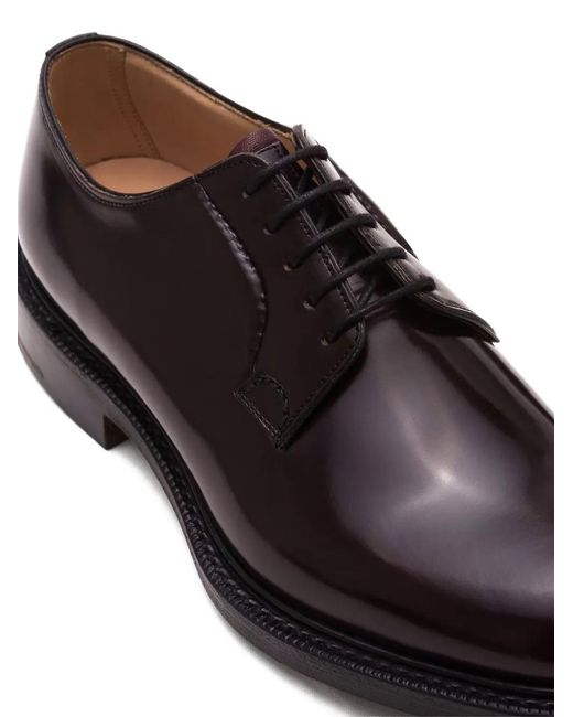 Church's Brown Leather Derby Shoes for men
