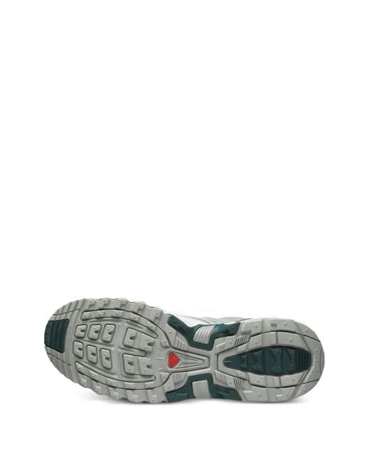 Salomon White Acs Pro Panelled Cage-Detail Sneakers