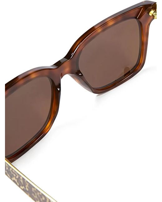 Retrosuperfuture Brown Francis Square-Frame Sunglasses for men