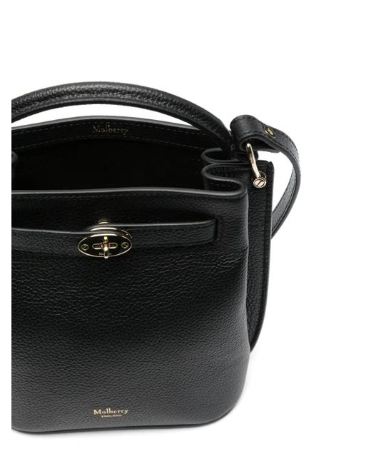 Mulberry Black Mini Islington Bucket Bag