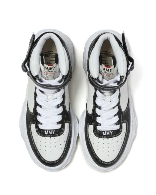 Maison Mihara Yasuhiro White Wayne Og Sole Hi-Top Sneakers for men