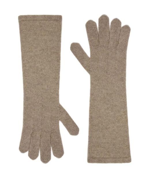 Max Mara Multicolor Ribbed Gloves
