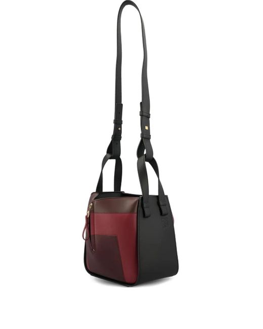 Loewe White X Albers Hammock Panelled Leather Tote Bag