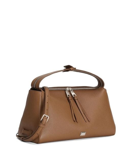 Dolce & Gabbana Brown Vittoria Calfskin Crossbody Bag for men