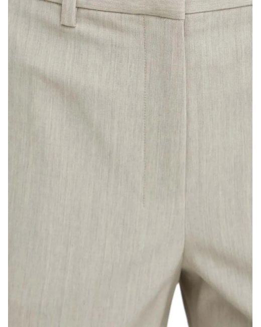 Pantalones Con Cinturón Theory de color Natural