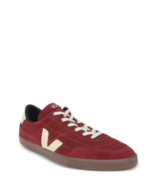 Veja Red Panenka Suede Sneakers for men