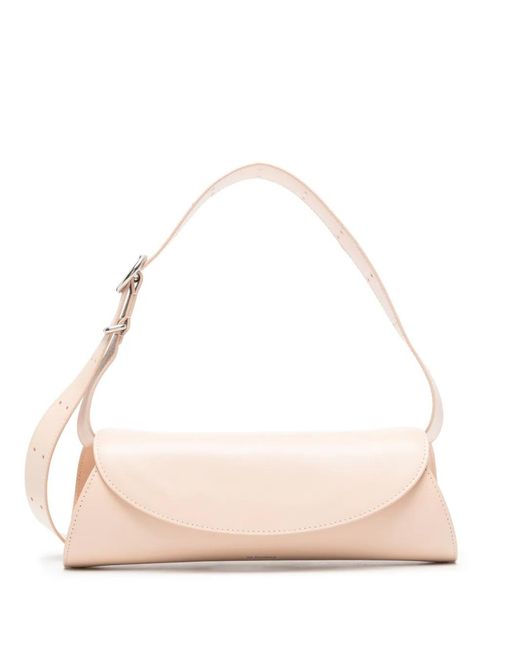 Jil Sander Pink Cannolo Iconic Line Shoulder Bag