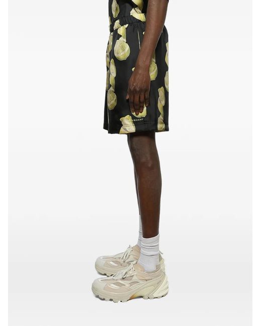 Givenchy Black Formal Elasticated Shorts for men