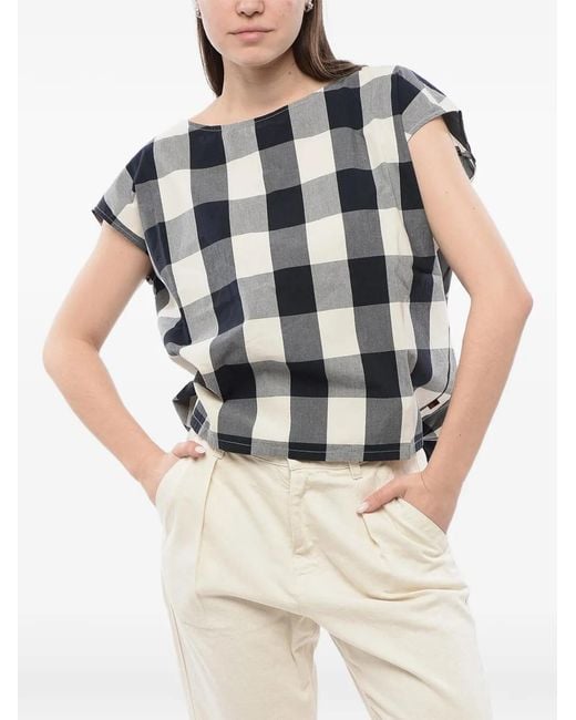Woolrich Natural Sleeveless Blouse