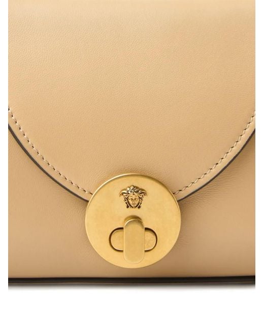 Versace Natural Vivian Leather Clutch Bag