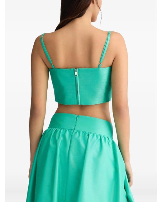 Liu Jo Green Bow-Detail Top