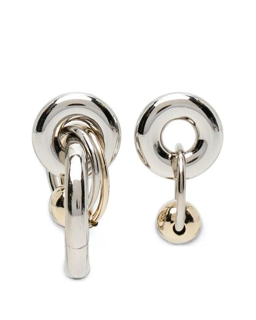 Justine Clenquet Metallic Dani Earrings