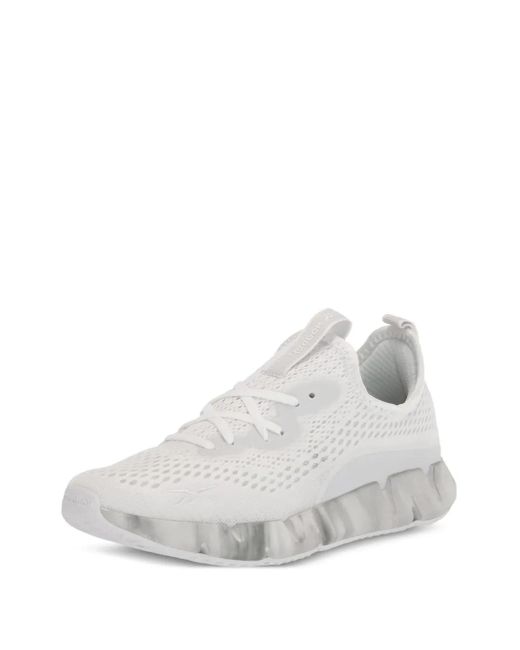 Reebok White Zig Sky /Cool" Sneakers