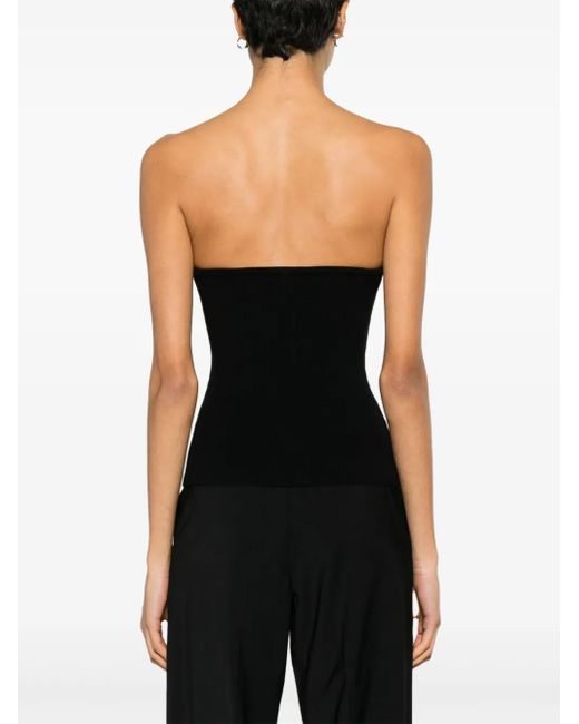 Coperni リブニット ビスチェトップ Black