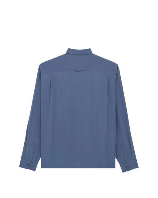 Saint Laurent Blue Buttoned Shirt for men