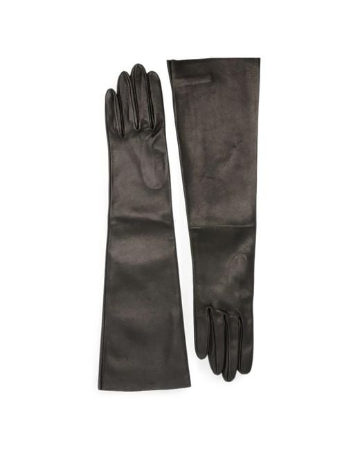 Cortana Black Long-Length Gloves