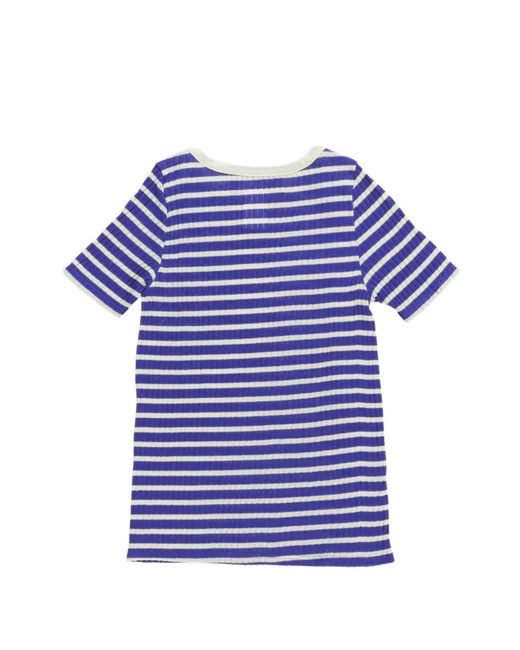La Fetiche Blue Striped T-Shirt