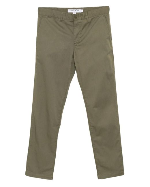 Lacoste Green Logo Chino Pants for men