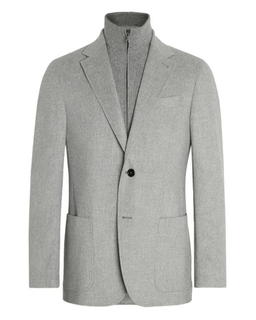 Blazer Oasi di Zegna in Gray da Uomo