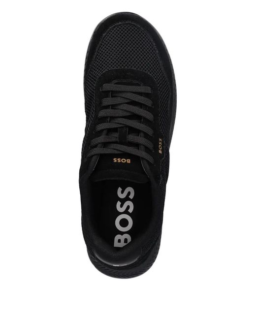 Boss Titanium Sneakers Mit Mesh-Einsatz in Black für Herren
