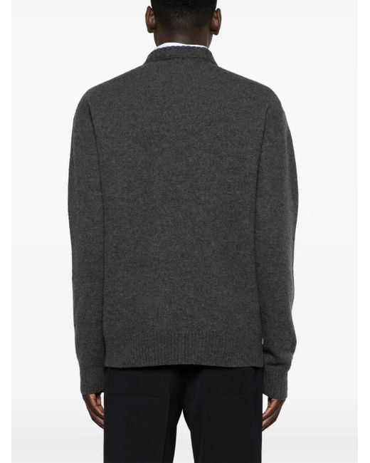 Jil Sander メンズ グレー クルーネック セーター 【公式通販】