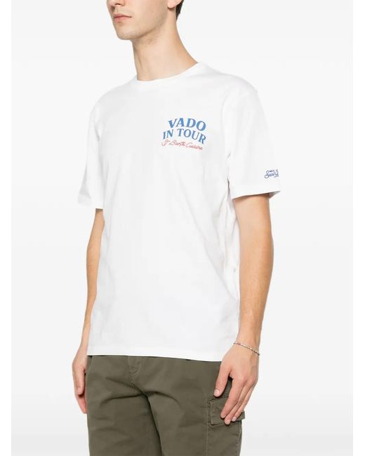 Mc2 Saint Barth White Portland T-Shirt for men