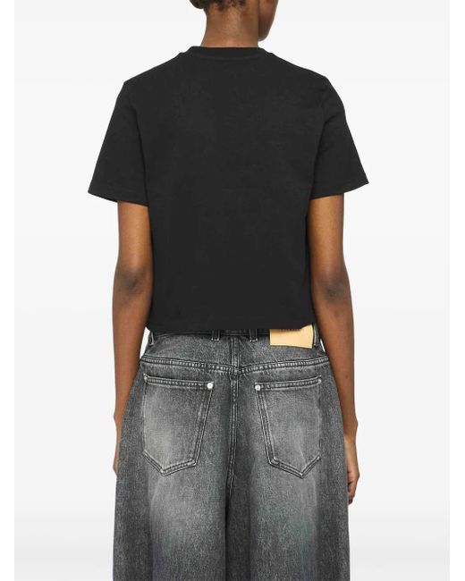 J.W. Anderson アンカーエンブロイダリー Tシャツ Black