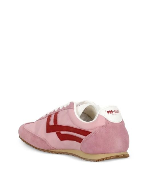 Pro Keds Pink Racer77 Striped Sneakers
