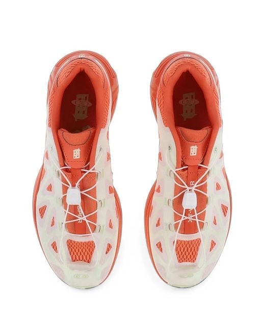 Yves Salomon Red X Ama Lou Xt-Whisper Void Panelled Sneakers