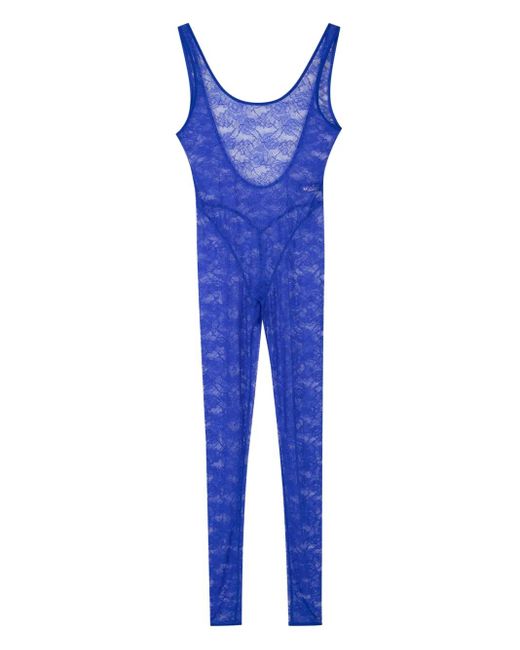 Mono Flashback Néon con espalda abierta Maison Close de color Blue