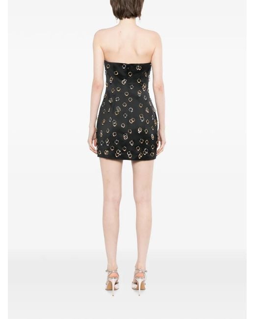 Cynthia Rowley Black Acquire A Ring Mini Dress