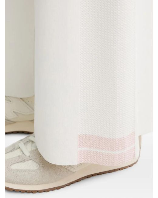 Guess White Pantalon De Jogging À Lien De Resserrage