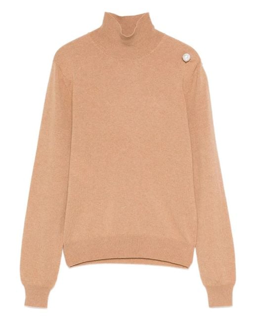Alberta Ferretti Natural Sweater