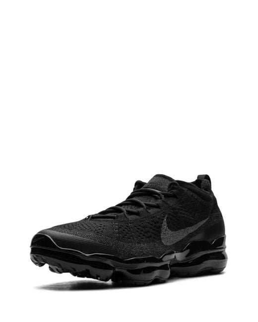 Nike Black Air Vapormax 2023 Flyknit "Triple" Sneakers