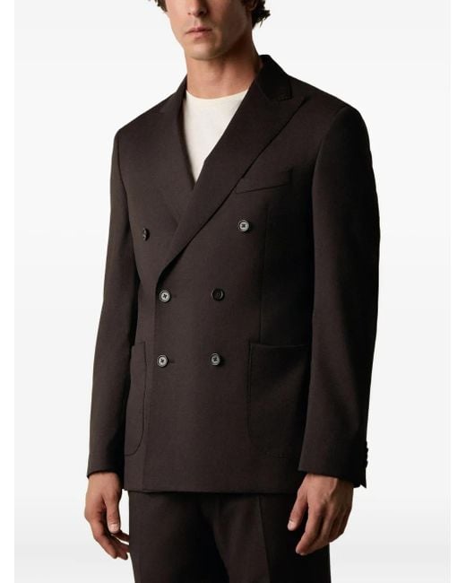 Costume En Laine À Boutonnière Croisée Brooks Brothers pour homme en coloris Black