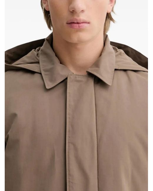 Marc O' Polo Brown Hooded Coat for men