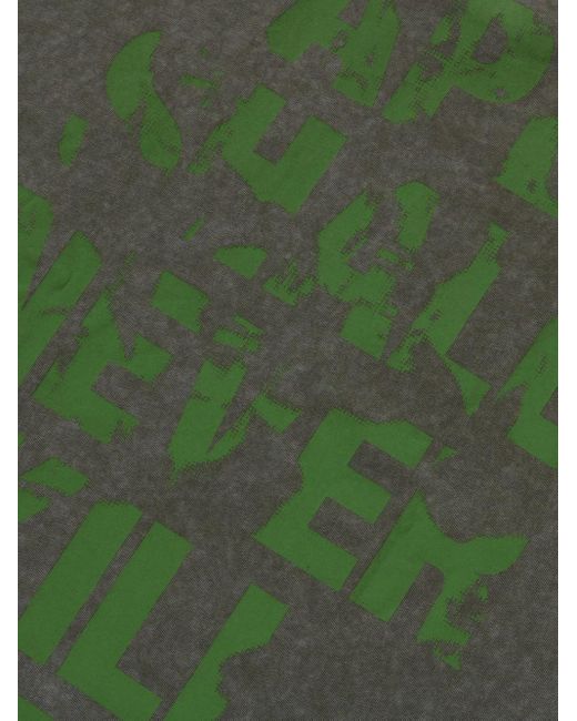 A Bathing Ape Green Logo-Print T-Shirt for men