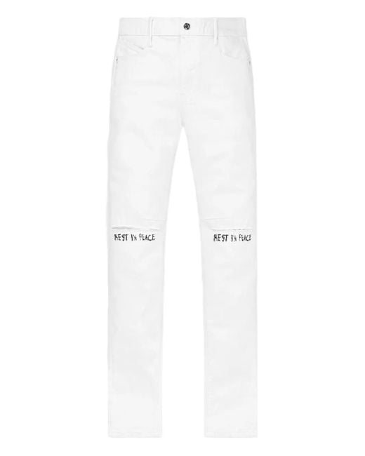 Vaqueros Bryant Rest In Peace RTA de hombre de color White