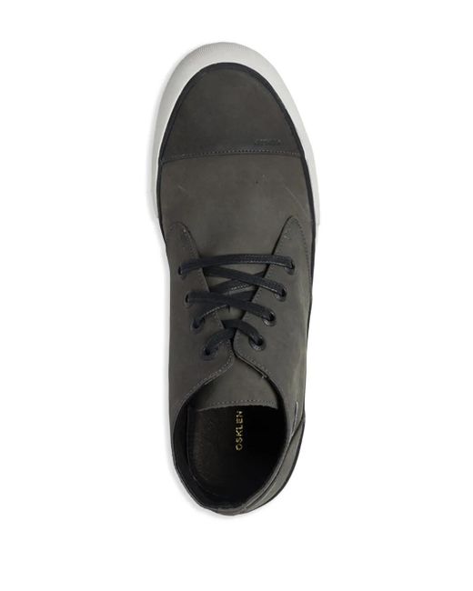 Osklen Gray Oxford Oil Boots for men